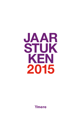 Jaarverslag En Jaarrekening 2015