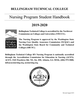 Nursing Program Student Handbook