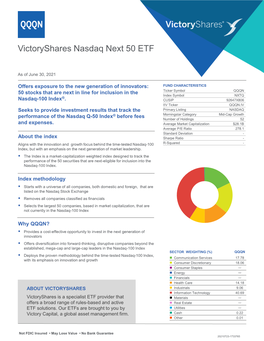 Victoryshares QQQN Fact Sheet