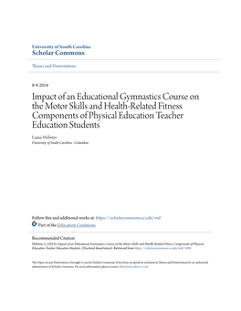 Impact of an Educational Gymnastics Course on the Motor Skills And