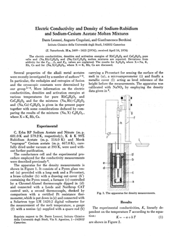 Electric Conductivity and Density of Sodium-Rubidium and Sodium