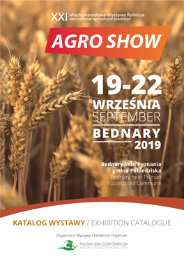 Agro Show 2019 – Katalog Wystawy Agro Show