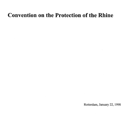 Convention on the Protection of the Rhine