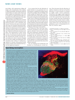 Specifying Nociceptors