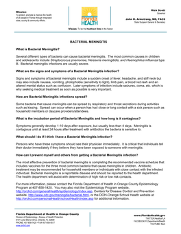 Bacterial Meningitis