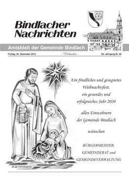Amtsblatt Der Gemeinde Bindlach Freitag, 20