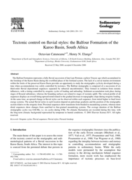 The Balfour Formation of the Karoo Basin, South Africa