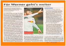 Für Werner Geht's We@Ter Für Werner Geht's We@Ter