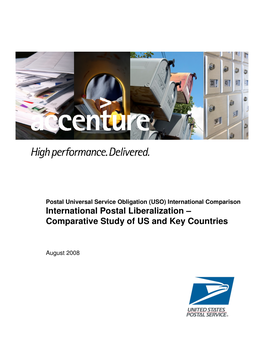 International Postal Liberalization – Comparative Study of US and Key Countries
