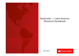 Santander ― Latin America Research Handbook