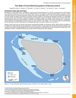 Navassa Island the State of Coral Reef Ecosystems of Navassa Island Margaret W