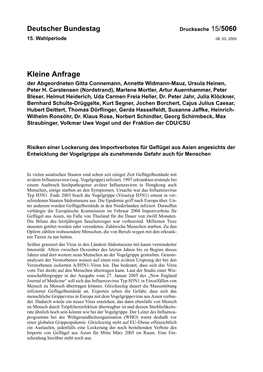 Kleine Anfrage Der Abgeordneten Gitta Connemann, Annette Widmann-Mauz, Ursula Heinen, Peter H