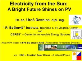 For PV (C-Si Solar Cells)