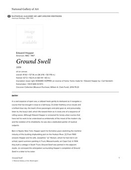 Ground Swell