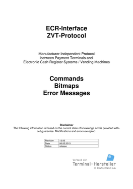 ECR-Interface ZVT-Protocol