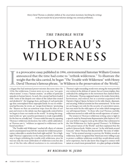 Thoreau's Wilderness