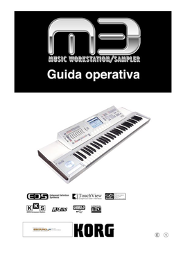 Manuale Korg M3