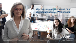 Mentorship and the Value of a Multigenerational Workforce