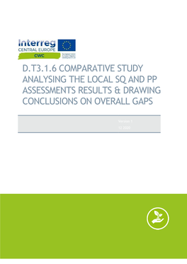 D.T3.1.6 Comparative Study Analysing the Local Sq And