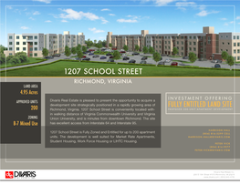 1207 School Street Fully Entitled Land Site