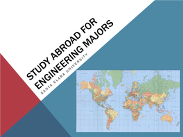 Study Abroad for Engineering Majors Presentation