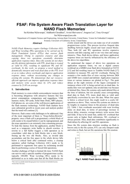 FSAF: File System Aware Flash Translation Layer for NAND Flash