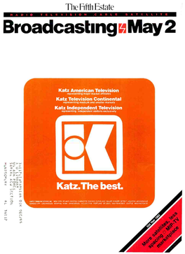 Katz Television Continental Representing Medium and Smaller Markets Katz Independent Television Representing Independent Stations Exclusively Poir
