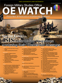 Special Essay: Information Operations: Analyzing Their Themes And