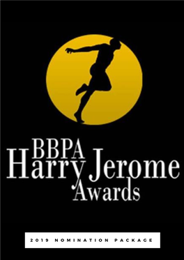 37Th Annual BBPA Harry Jerome Awards Nomination