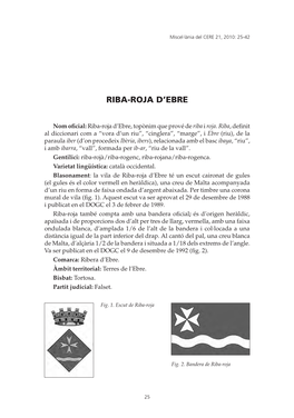 Riba-Roja D'ebre