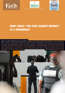 Ivory Coast: “The Fight Against Impunity at a Crossroad”