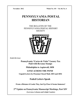 Pennsylvania Postal History Society