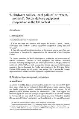 The Nordic Countries and the European Security and Defence Policy