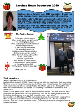 Larches News December 2019