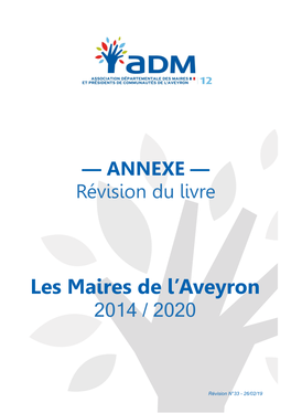 ANNEXE — Révision Du Livre