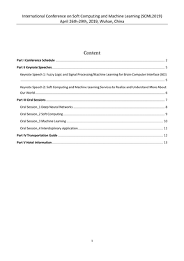 Table of Contents