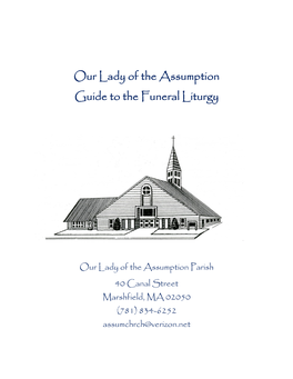 Our Lady of the Assumption Guide to the Funeral Liturgy