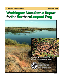 WDFW Status Report for the Northern Leopard Frog