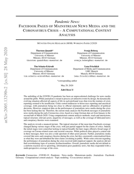 Arxiv:2005.13290V2 [Cs.SI] 28 May 2020 the Analysis Reveals a Nuanced Picture