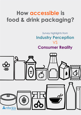 How Accessible Is Food & Drink Packaging?
