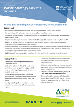 Waste Strategy 2019-2029 FACTSHEET 2