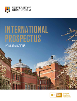INTERNATIONAL PROSPECTUS 2018 ADMISSIONS Contents