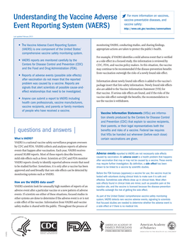 Understanding the Vaccine Adverse Event Reporting System (VAERS)