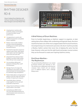 Rhythm Designer Rd-8