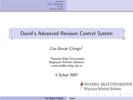 David's Advanced Revision Control System