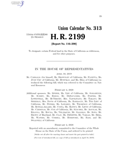 H. R. 2199 [Report No