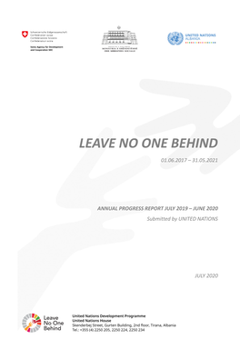 Leave No One Behind