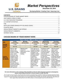 Market Perspectives December 29, 2016