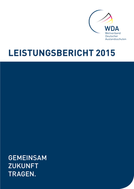 WDA-Leistungsbericht 2015