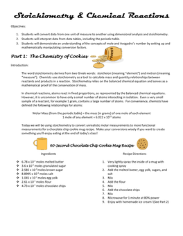 Stoichiometry & Chemical Reactions